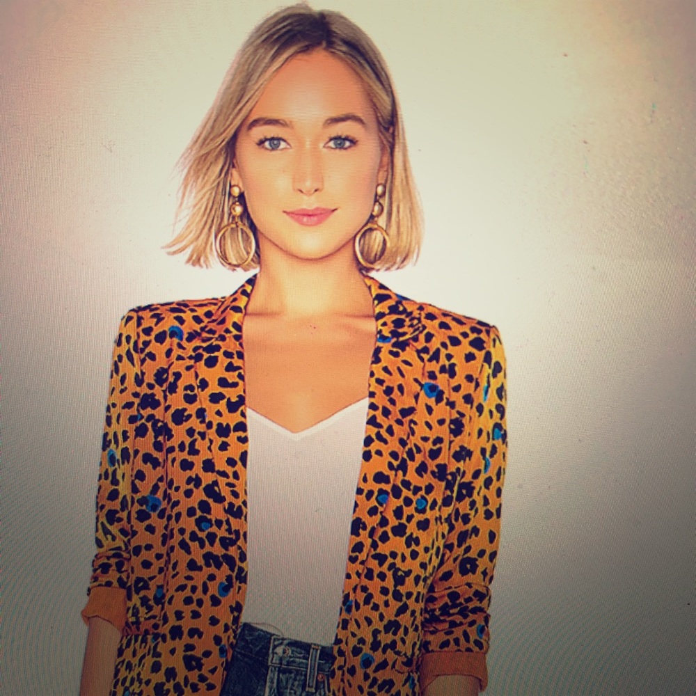 Leopard print jacket